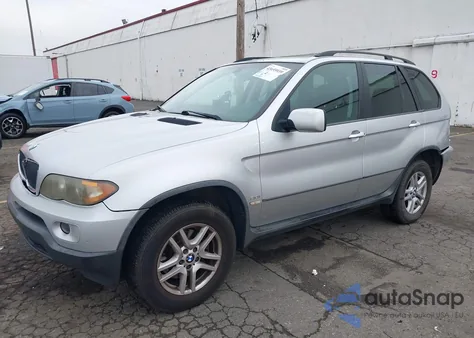 2005 BMW X5 3.0I z USA, uszkodzony, nr VIN 5UXFA13595LY00675